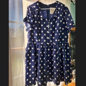 Blue & White ModCloth dress